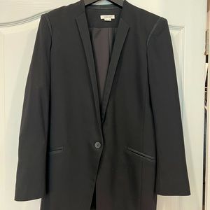 Helmet Lang one button blazer